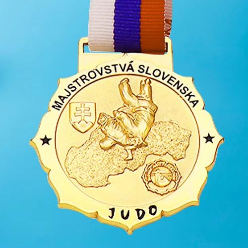 Medallas de taekwondo esmaltadas con forma de dragón de plata y oro personalizadas, medallas de baile deportivas de carrera por sublimación de esmalte de kárate para niños