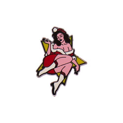 Manufacturer Free Design Custom Metal Crafts Cartoon Anime Badge Cute Fairy Dance Souvenir Enamel Pin Send Friend Lapel Pin