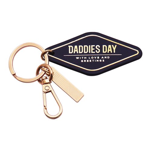 Keychain With Love and Greeting Boyfriend Husband Gift Father's Day Valentines Day Stainless Steel Keyring