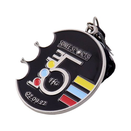 Custom Football Marathon Sport Running Judo Race Medal Metal 3D Gold Medal and Trophies Sublimation Blanks Medal With Ribbon