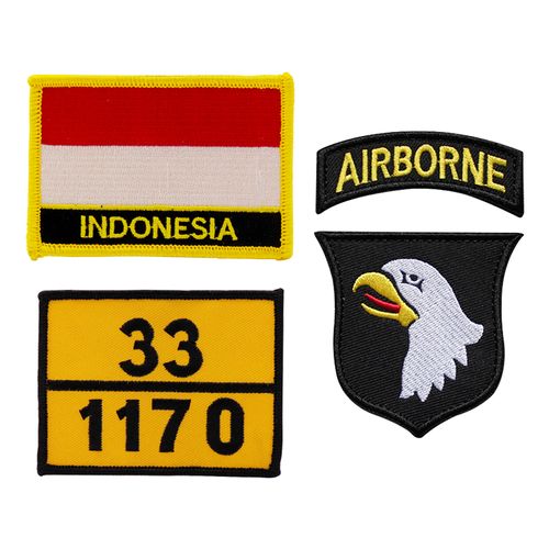 Personalized Iron on Embroidery Patch Custom America Eagle Shape Embroidered Patch For Hat Label Customized Patches For Clothing