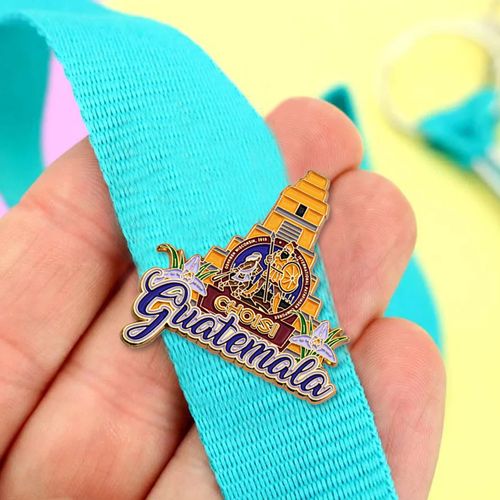 Hat Collar Clothes Badge logo Gold Plating Custom Guatemala Metal Pins Badge Cartoon Character Lapel Pin Soft Enamel Pin