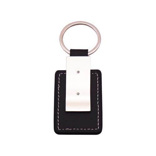 Fashion Personalized Blank Custom Logo Car Metal Keychain Pu Leather Keychain Holiday Gift Car Accessories