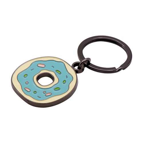 Promotional Customized Key Chain Key Ring Doughnut Custom Soft Enamel Keychain Of Key Chains Metal Keychain