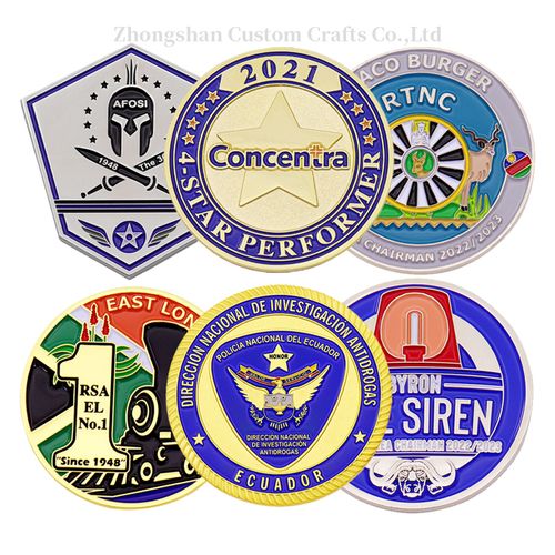 Wholesales Manufacturer 3D Best Quality Brass Zinc Alloy Custom Soft Enamel Souvenir Commemorative Challenge Coins