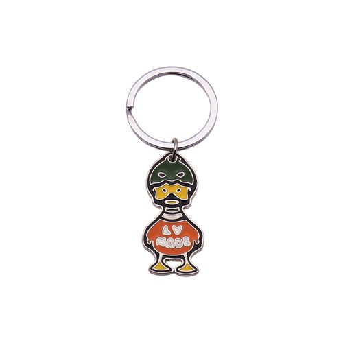 Free Custom High Level Popular Cute Enamel Metal Keychain Fariy Kawaii Animals Keychain