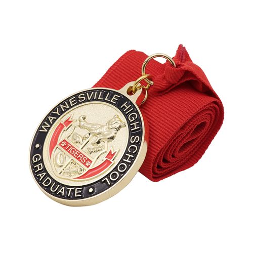 Großhandel Custom Graduierung Souvenir Medaille Design Custom Brief Metall Award Medaille