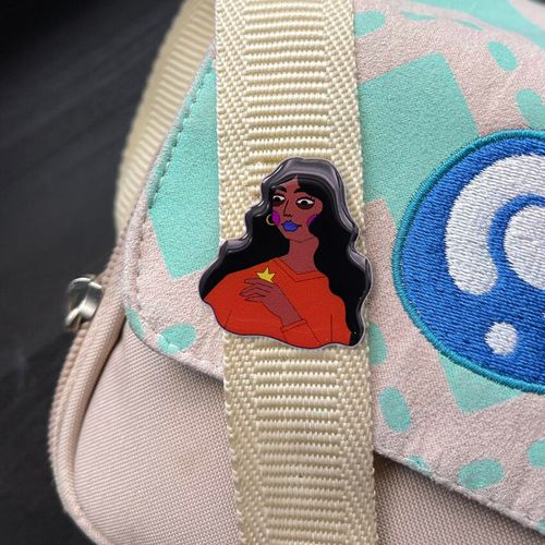 Broche de lapela personalizado com impressão offset memorial de retrato, artesanato em metal e emblemas