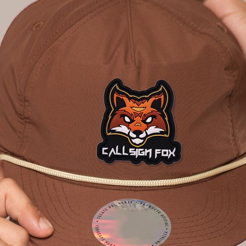 Custom Tactical 2D Soft PVC Patch Design 3D Ibealinx Fox Cool Shape Soft Rubber PVC Patches