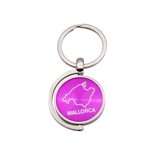 Personalized Customize Silver Metal Keyrings Letter Engraved Car Key Chains Custom Enamel Spin Keychains