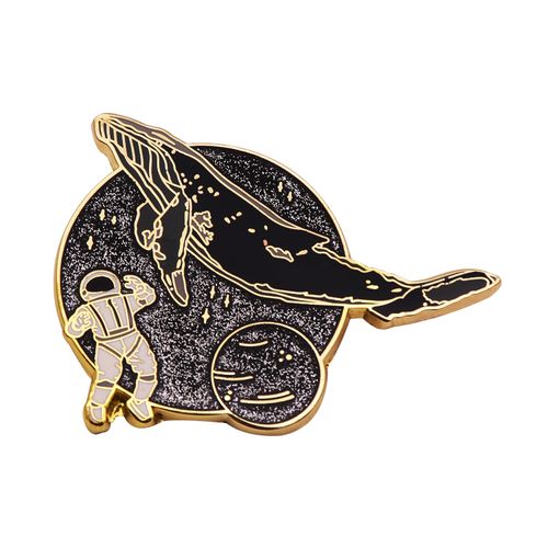 New Design Custom Metal Crafts Die Casting Soft Enamel Pin Cartoon Universe Anime Souvenir Lapel Pin Send Friend