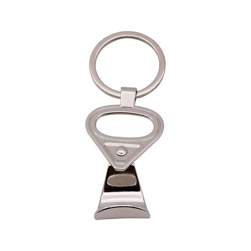 Popular Products Design Metal Keychain Sliver Plating 3D Die Casting Hand Bottle Opener Car Key Chain Accessories
