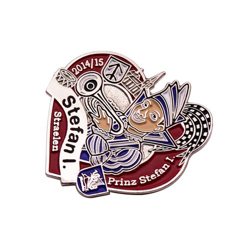 Cheap High Wholesaler Free Design Metal Crafts Custom Logo Soft Enamel Pin Advocate Outstanding Person Souvenir Badge Pin