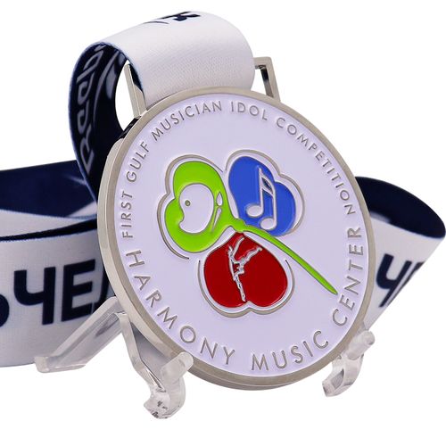 High Quality Wholesaler Free Custom Competition Medal Custom Logo Low Moq Music Competition Medal Holder