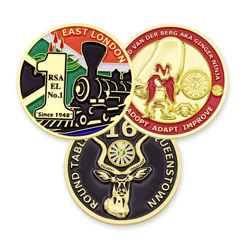 Fast Delivery Custom Commemorative Coin Gold Plated Souvenir 3D Soft Enamel Challenge Coin