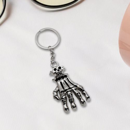 Custom Cheap Metal Keychain Promotion Ghost Claw Key Ring Souvenir Custom Hallowmas 3D Metal Logo Key Chain