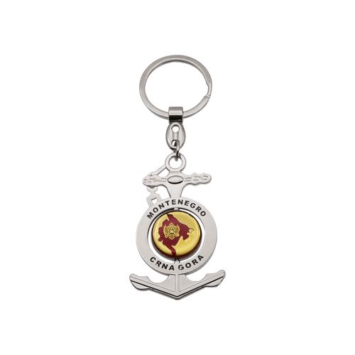 Custom Promotional 360 Degree Rotate Souvenir Bag Car Metal Spinning Keychain