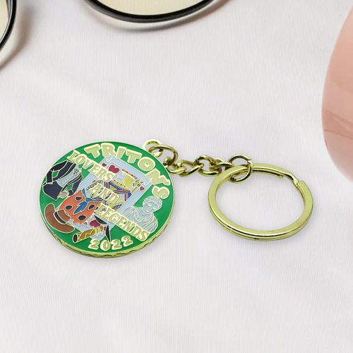 Custom Cheap Metal Keychain Manufacturers Wholesale Promotion Key Ring Poker Games Souvenir Custom 3D Metal Logo Key Chain