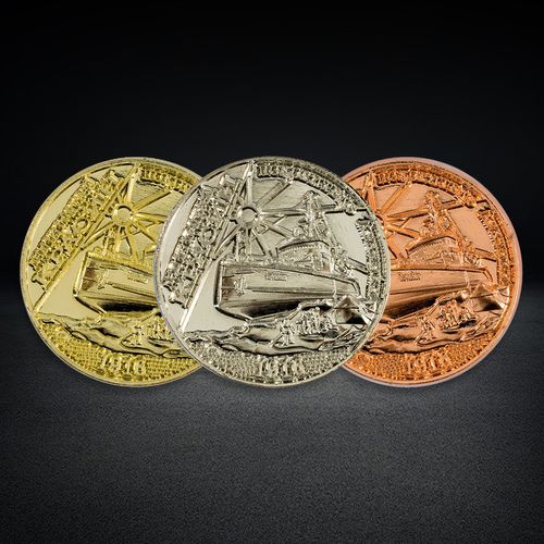 Wholesale Custom Coin Zinc Alloy Challenge Coin 3D 2D Souvenir Navigation Sailor Gift Promotion Giveaway Gift
