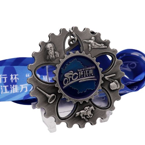 Beliebte Fabrik Design Metall Glocke Medaille Sublimation Personalisierte Medaille Sport Splitter Beschichtung Souvenir Medaille Halter