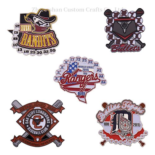 Custom Backing Card Anime Baseball Player Logo Design Soft Enamel Metal Lapel Pins Badges Cartoon Enamel Pins