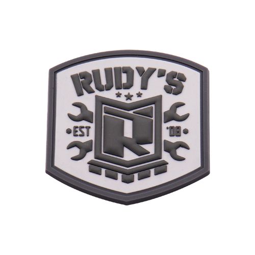 Groothandel 3D-merkontwerper Rudy Mendery Rubber Label Aangepast logo Siliconen Pvc-patches