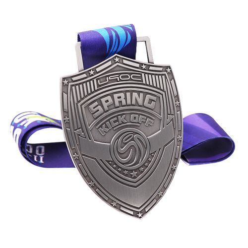 Cheap Wholesaler Custom Zinc Alloy Metal Gold & Silver Medal Soccer Medal Sports Souvenir Medal