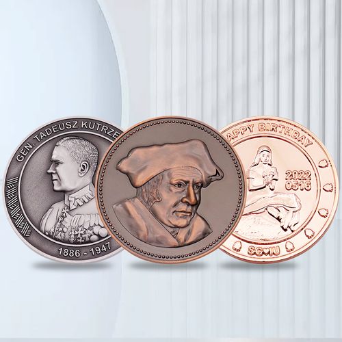 Free Design Metal Coins Manufacture 3d Blank Rose Gold Brass Engraved Souvenir Custom Portrait Challenge Coin