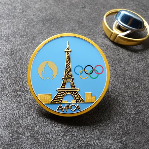 2024 Paris Olympics National Teams Lapel Exploring Custom Olympic Soft Enamel Pins