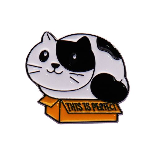 Popular Factory Wholesale Metal Enamel Pin Custom Cartoon Badge Cute Cat Gift Send Friend Brooch Lapel Pin