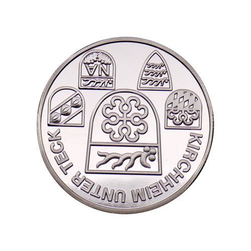 Custom Challenge Coin 3d 2D Metal Souvenir Commemorative Token Coin Engraved Collectible Silver Coins