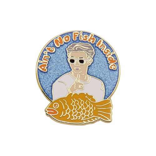 Factory Free Design Metal Enamel Pin Custom Logo Glitter Wholesale Zinc Alloy Custom Portrait Badge Pin