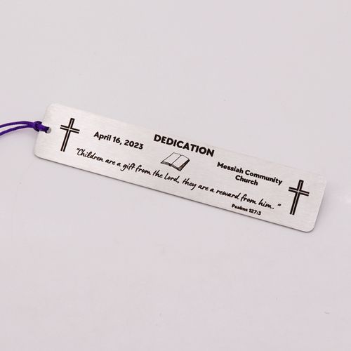 Creative Concise Style Personalized Motto ​Bookmarks Custom Logo Metal Bookmarks