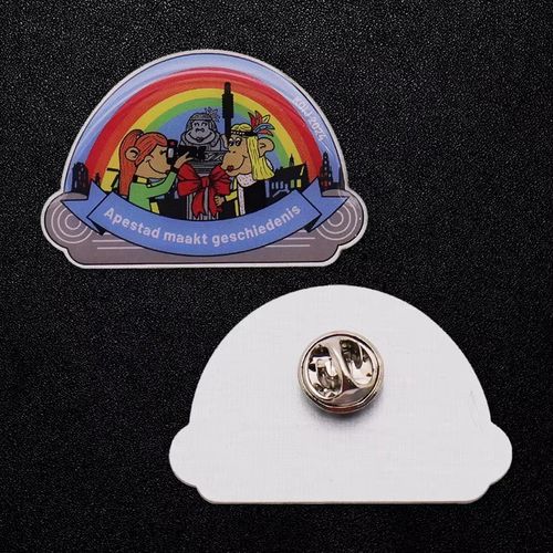 Free Logo Design Custom Animation Metal Character Enamel Pins Badge Custom Clothes Pin Mexican Custom Hat Offset Printing Pins