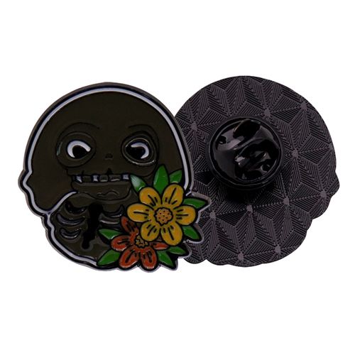 Custom Design High Quality Metal Badge Custom Halloween Logo Cute Cartoon Ghost Enamel Lapel Pin Holder