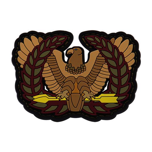 Eagle Shape PVC Rubber Type Cloth Applique Patch For Tactical Overcoats Accessories Armbrand Honor Patch Sticker