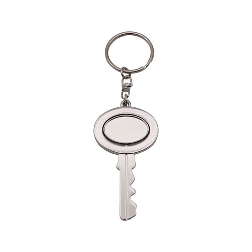 Customised Logo Branded Souvenirs Gift Metal Blank Or Enamel Rotating Spinning Token Keyring Custom Keychain