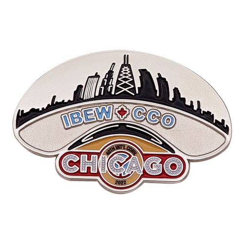 NY Badge Chicago Soft Enamel Cubs New York- American Professional Baseball Team LOGO Lapel Pin