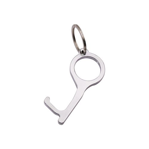 Popular Products Design Metal Keychain Sliver Plating 3D Die Casting Hand Bottle Opener Car Key Chain Accessories