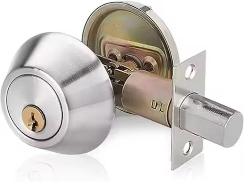 Single Cylinder Deadbolt, Modern Deadbolt Lock with Keys, Door Locks with Deadbolt for Front Door Entrance