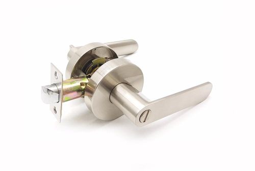 Privacy Safety Tubular Matt Black Gold Silver Square Portable Heavy Duty Bathroom Door Lock Door Lever Handle Locks