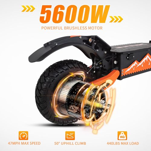 Arwibon GTO8 Electric Scooter With Double Motors