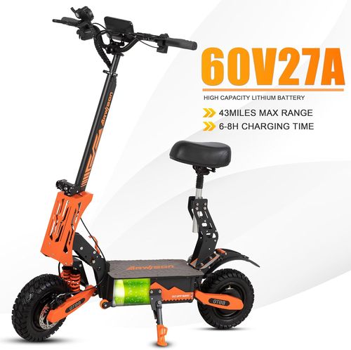 Arwibon GTO8 Electric Scooter With Double Motors