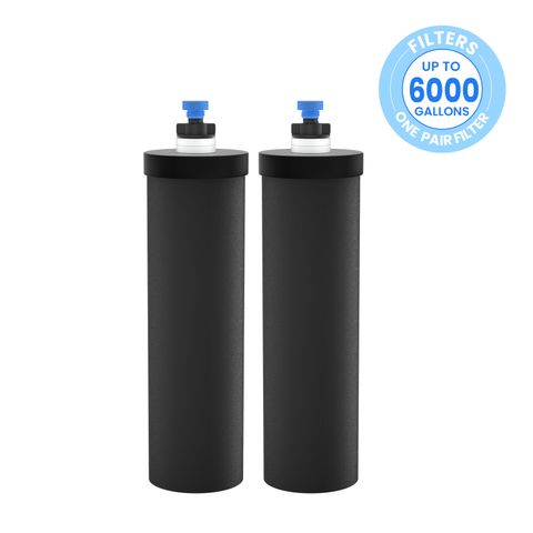 Purewell - K Series - Black Carbon Water Filter Elements for Gravity-fed Water Filter System