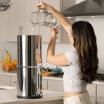 K Series - 10 Gallon Compact 304 Stainless Steel Gravity With Window Scene Graph-1