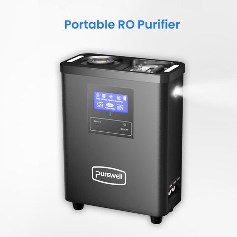 📅 Pre-selling - Portable RO Purifier, 0.0001 Micron, Remove ≥ 99.9999%  Virus, Bacterias, Fluoride, Microplastic, Reduce TDS