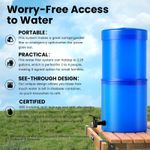 2-25 Gallons Gravity Water Filter System with 7-Inch Ceramic Water Filters Product Detail-1