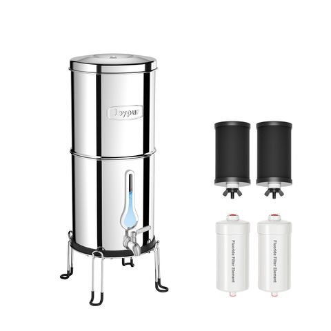 Authorized - Joypur 2.25 Gallons Gravity Water Filter System - Waterdrop Shape Water Level Window, NSF Certified