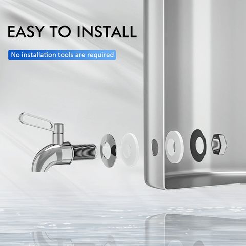 Purewell Stainless Steel Spigot for Purewell or Berkey Gravity-fed Filter System