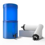 2-25 Gallons Gravity Water Filter System with 7-Inch Ceramic Water Filters Product Image